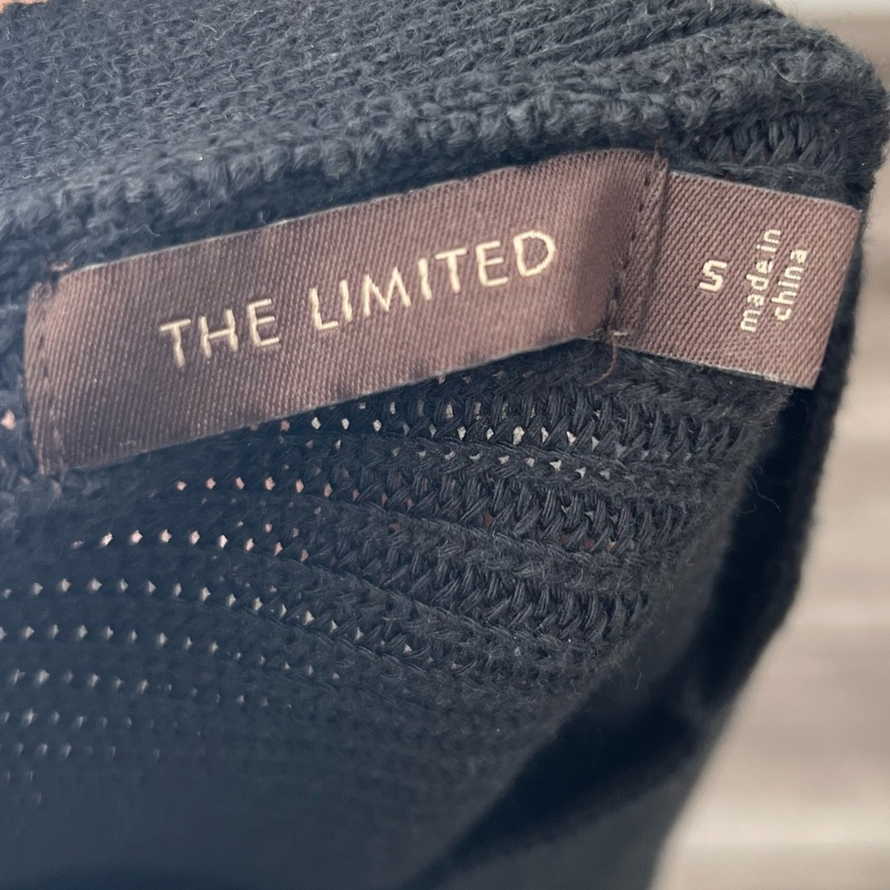 The Limited Black Textured Women's Sweater Dress - S - Picture 6 of 6